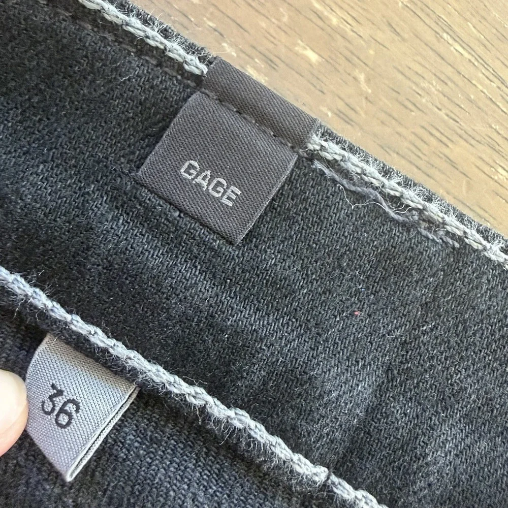 Citizens of Humanity Gage Slim Straight Jeans Black Mens 36 36x33